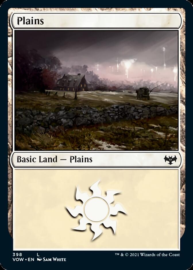 Plains (398) [Innistrad: Crimson Vow] | Boutique FDB TCG