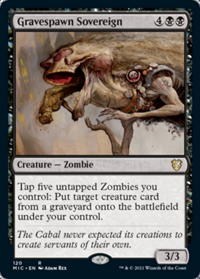 Gravespawn Sovereign [Innistrad: Midnight Hunt Commander] | Boutique FDB TCG