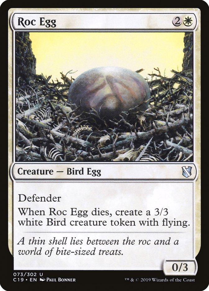 Roc Egg [Commander 2019] | Boutique FDB TCG