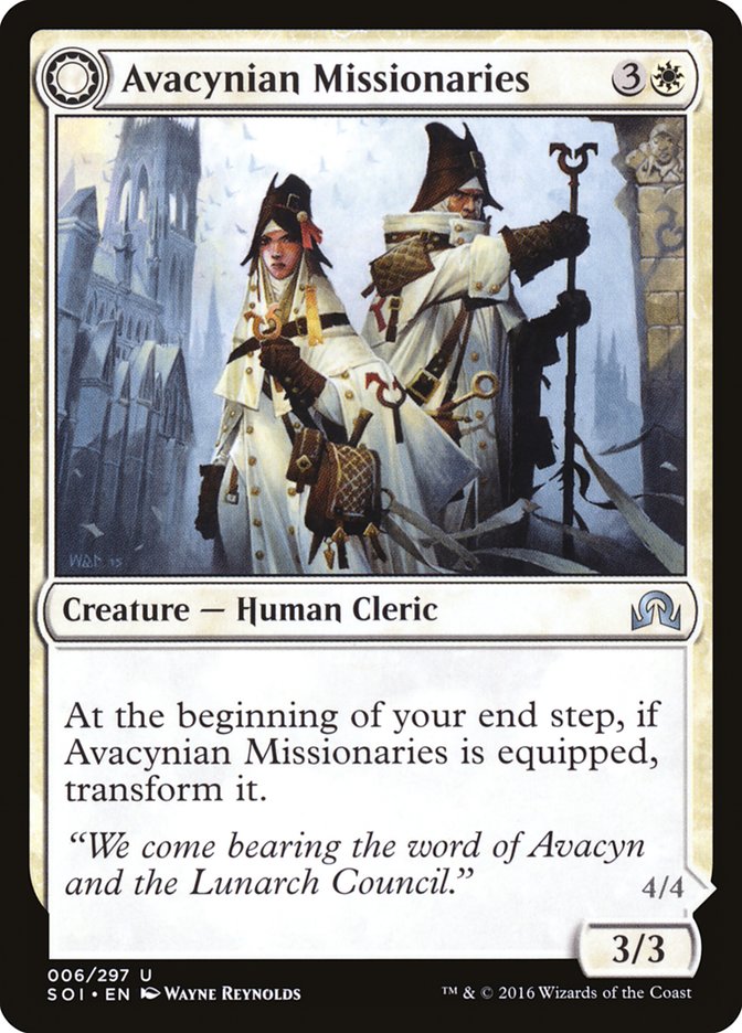 Avacynian Missionaries // Lunarch Inquisitors [Shadows over Innistrad] | Boutique FDB TCG