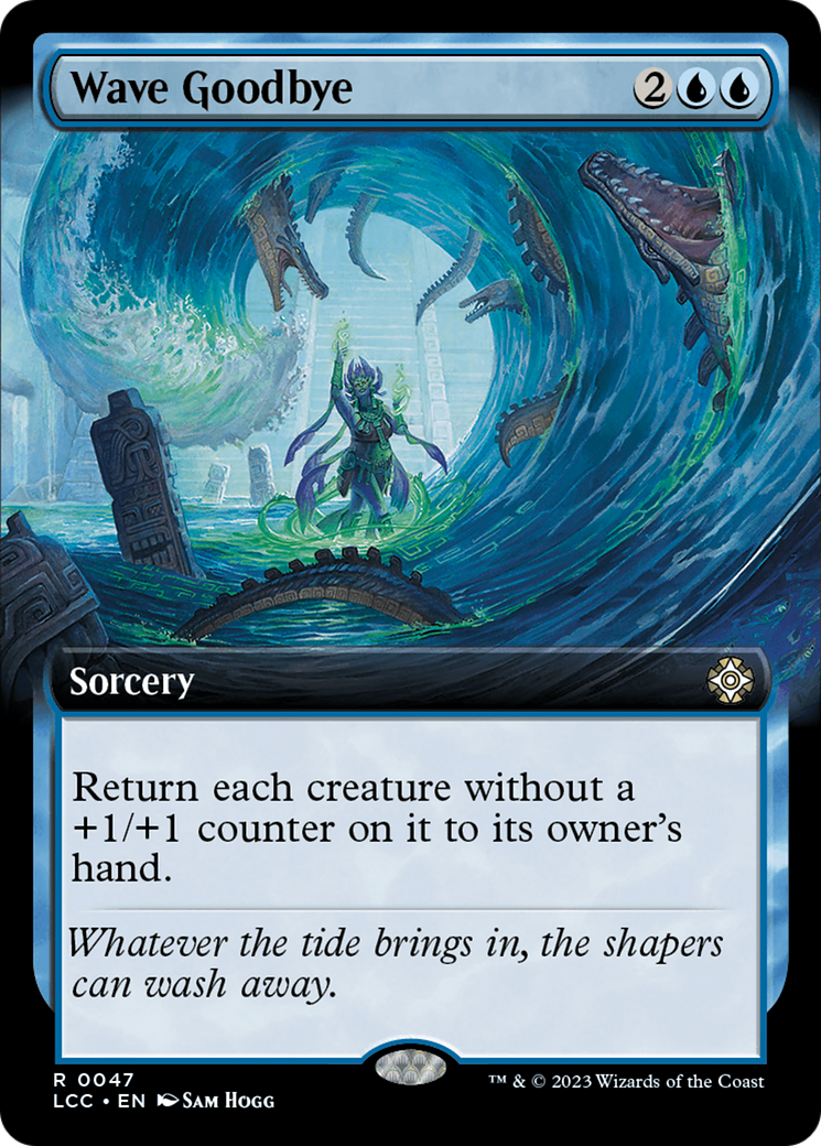 Wave Goodbye (Extended Art) [The Lost Caverns of Ixalan Commander] | Boutique FDB TCG