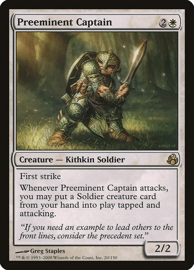 Preeminent Captain [Morningtide] | Boutique FDB TCG