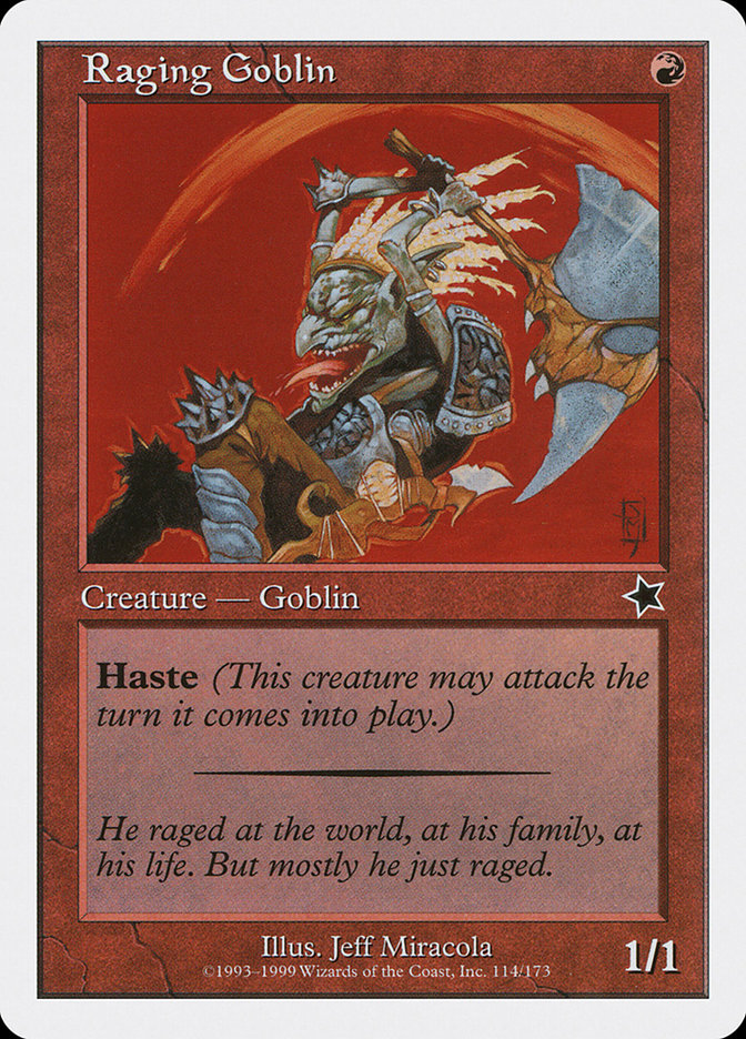 Raging Goblin [Starter 1999] | Boutique FDB TCG