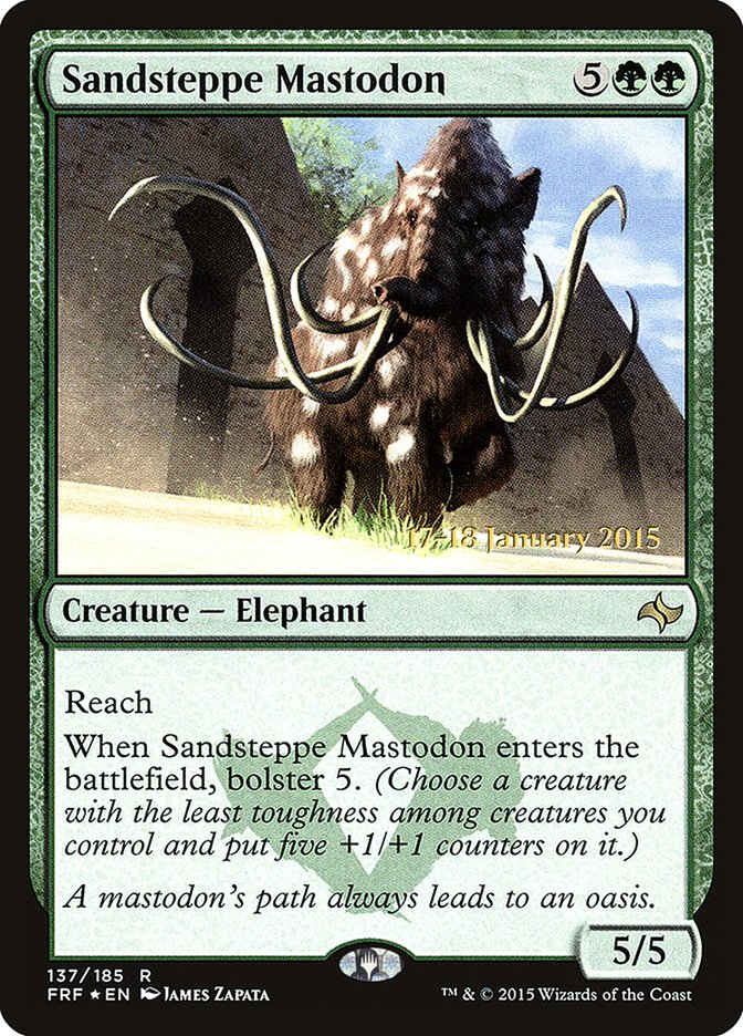 Sandsteppe Mastodon [Fate Reforged Prerelease Promos] | Boutique FDB TCG