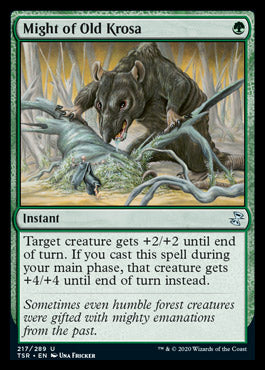Might of Old Krosa [Time Spiral Remastered] | Boutique FDB TCG