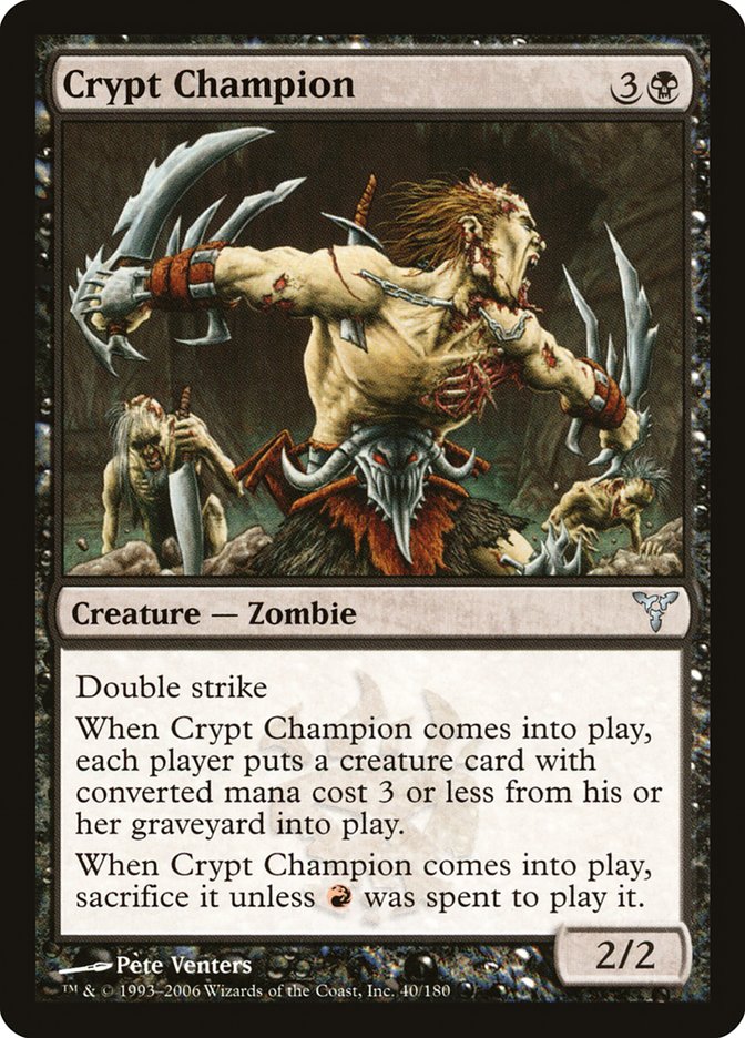 Crypt Champion [Dissension] | Boutique FDB TCG