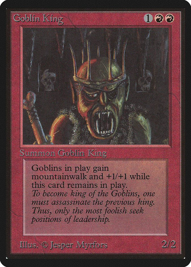 Goblin King [Beta Edition] | Boutique FDB TCG