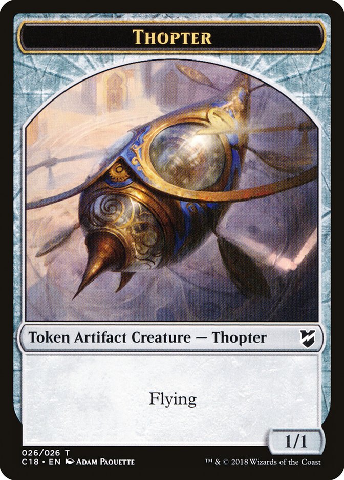 Elemental // Thopter (026) Double-Sided Token [Commander 2018 Tokens] | Boutique FDB TCG