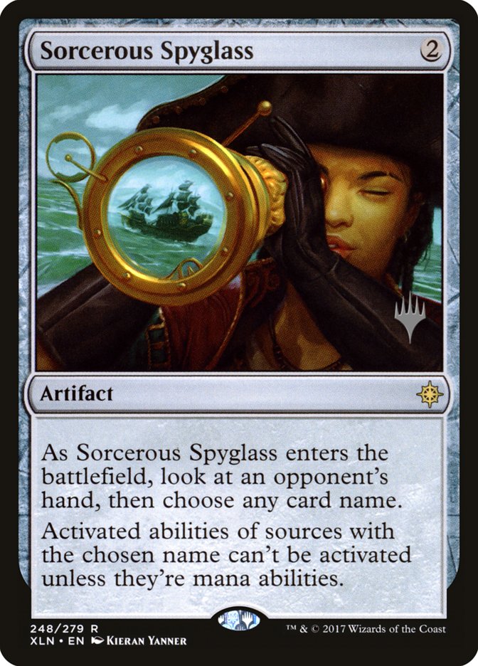 Sorcerous Spyglass (Promo Pack) [Ixalan Promos] | Boutique FDB TCG