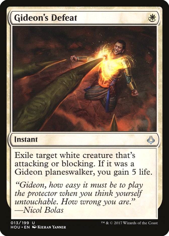 Gideon's Defeat [Hour of Devastation] | Boutique FDB TCG