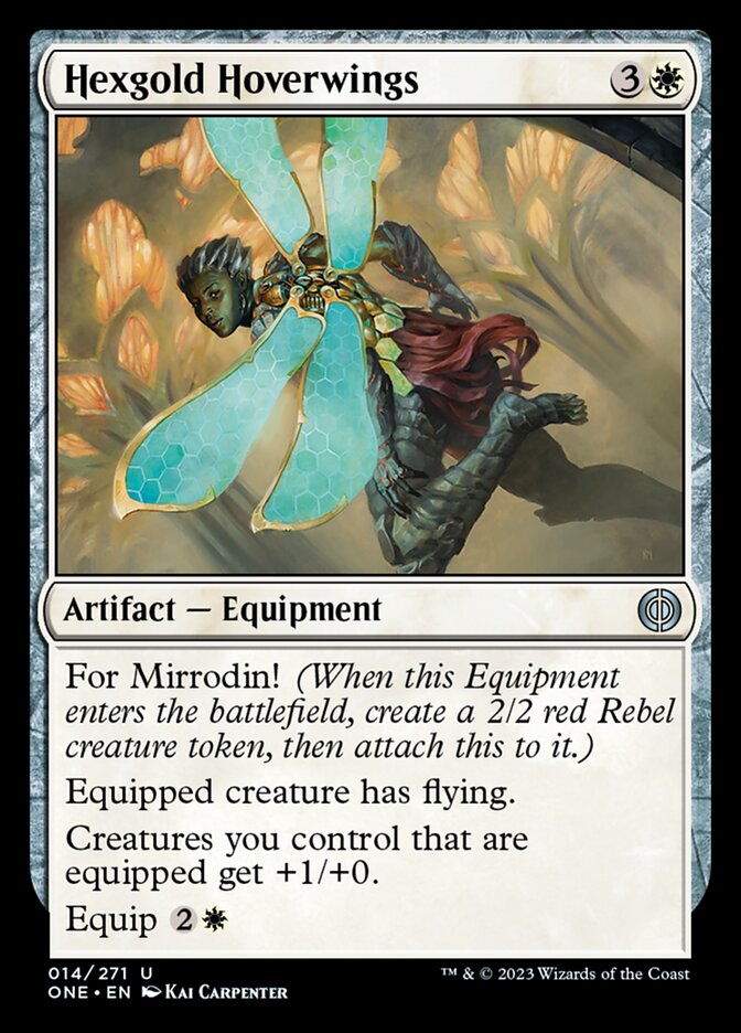 Hexgold Hoverwings [Phyrexia: All Will Be One] | Boutique FDB TCG