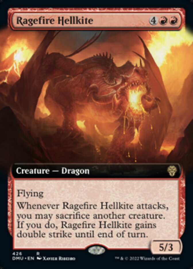 Ragefire Hellkite (Extended Art) [Dominaria United] | Boutique FDB TCG