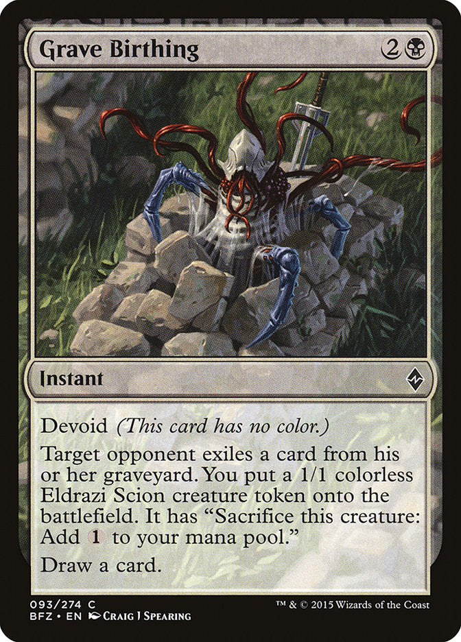 Grave Birthing [Battle for Zendikar] | Boutique FDB TCG