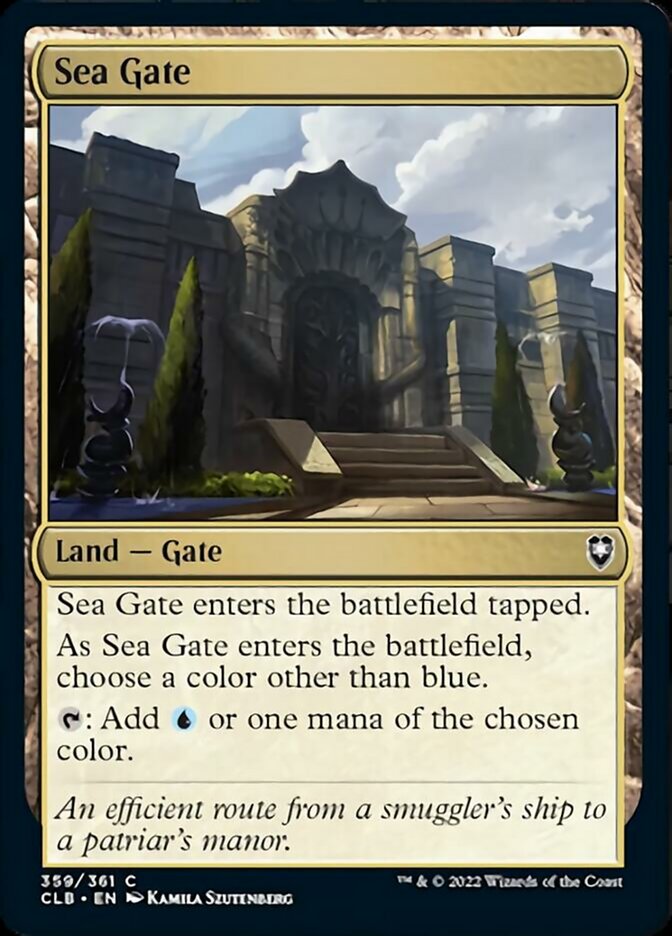 Sea Gate [Commander Legends: Battle for Baldur's Gate] | Boutique FDB TCG