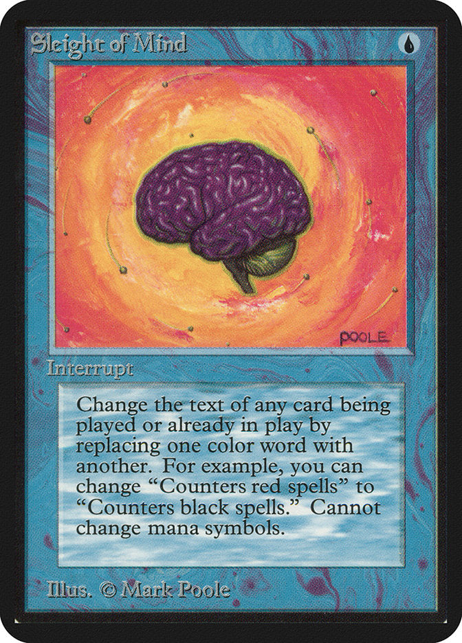 Sleight of Mind [Alpha Edition] | Boutique FDB TCG