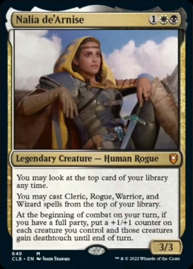 Nalia de'Arnise [Commander Legends: Battle for Baldur's Gate] | Boutique FDB TCG