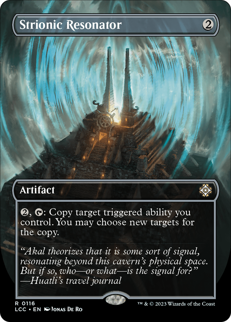 Strionic Resonator (Borderless) [The Lost Caverns of Ixalan Commander] | Boutique FDB TCG