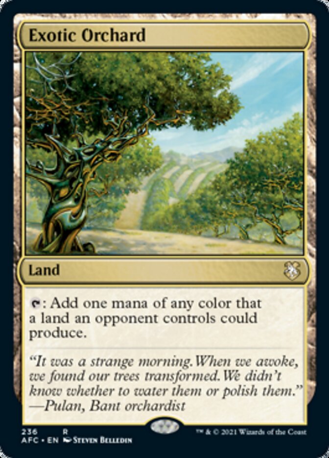 Exotic Orchard [Dungeons & Dragons: Adventures in the Forgotten Realms Commander] | Boutique FDB TCG
