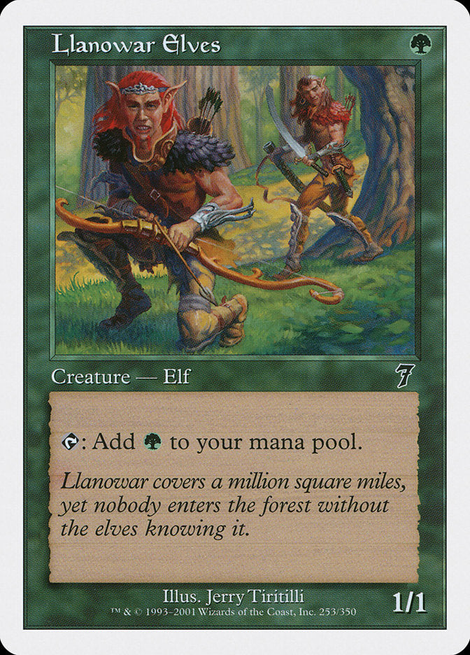 Llanowar Elves [Seventh Edition] | Boutique FDB TCG