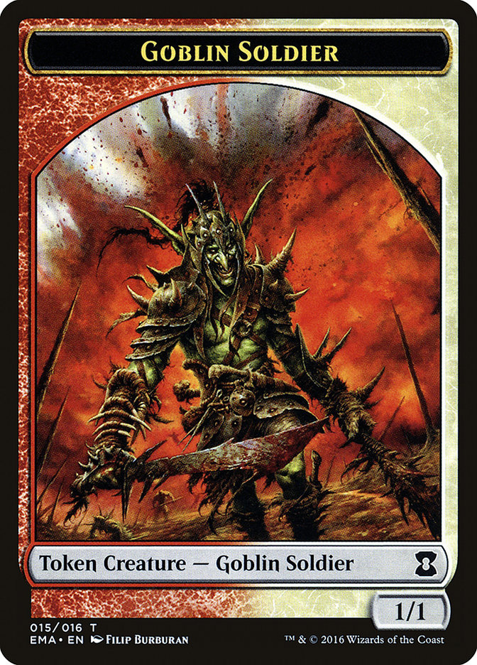 Goblin Soldier Token [Eternal Masters Tokens] | Boutique FDB TCG