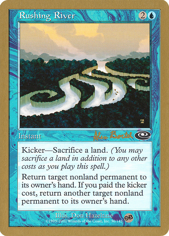 Rushing River (Alex Borteh) (SB) [World Championship Decks 2001] | Boutique FDB TCG