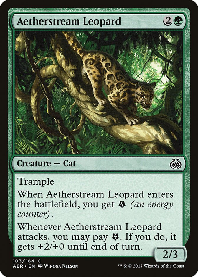 Aetherstream Leopard [Aether Revolt] | Boutique FDB TCG