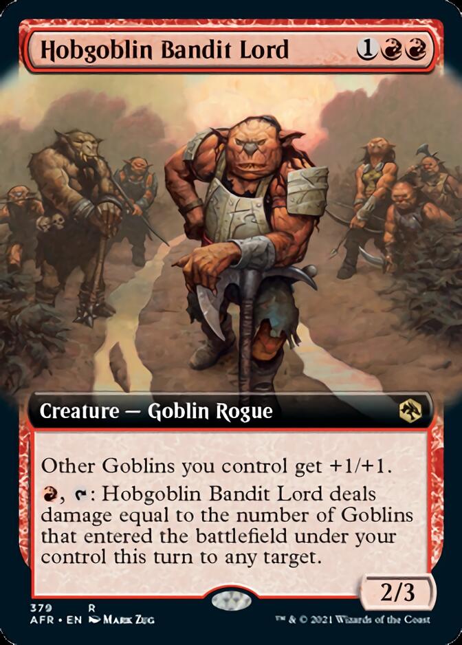 Hobgoblin Bandit Lord (Extended Art) [Dungeons & Dragons: Adventures in the Forgotten Realms] | Boutique FDB TCG