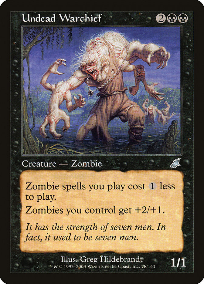 Undead Warchief [Scourge] | Boutique FDB TCG