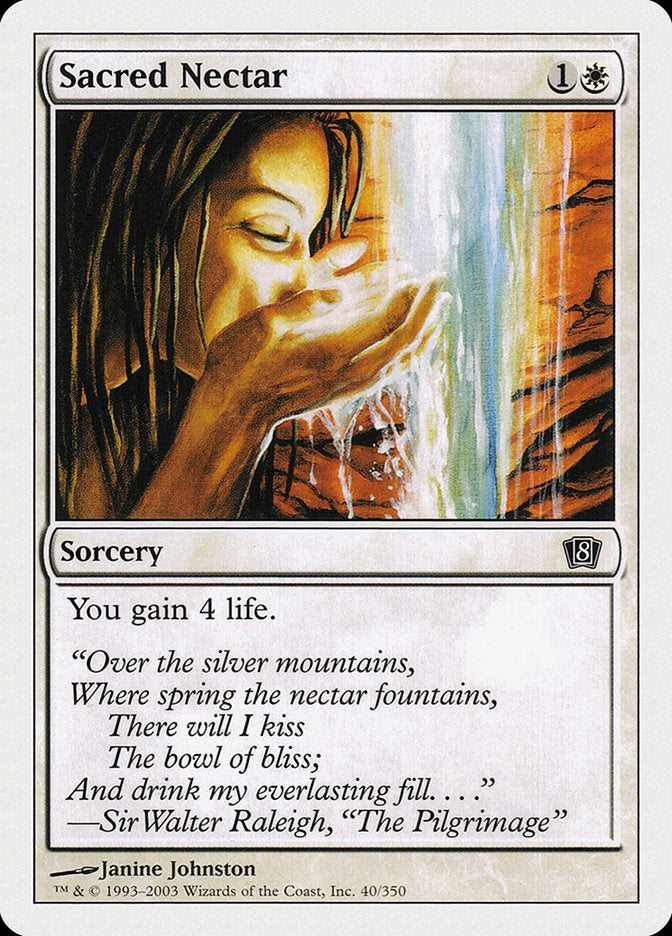 Sacred Nectar [Eighth Edition] | Boutique FDB TCG
