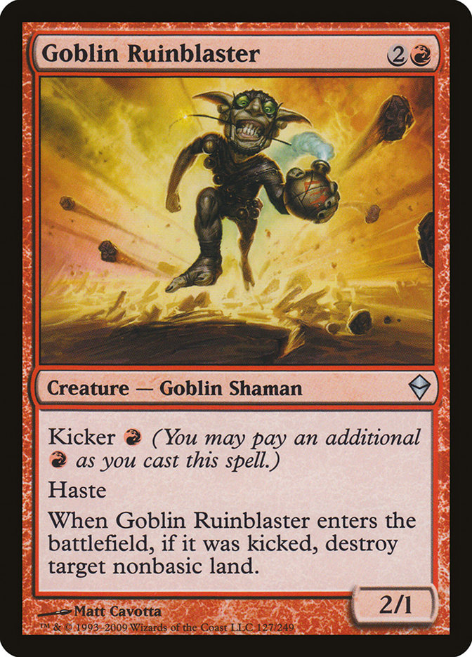 Goblin Ruinblaster [Zendikar] | Boutique FDB TCG