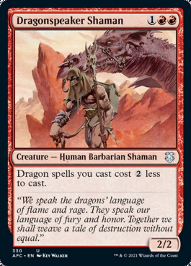 Dragonspeaker Shaman [Dungeons & Dragons: Adventures in the Forgotten Realms Commander] | Boutique FDB TCG