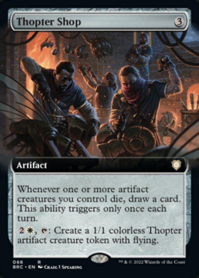 Thopter Shop (Extended Art) [The Brothers' War Commander] | Boutique FDB TCG