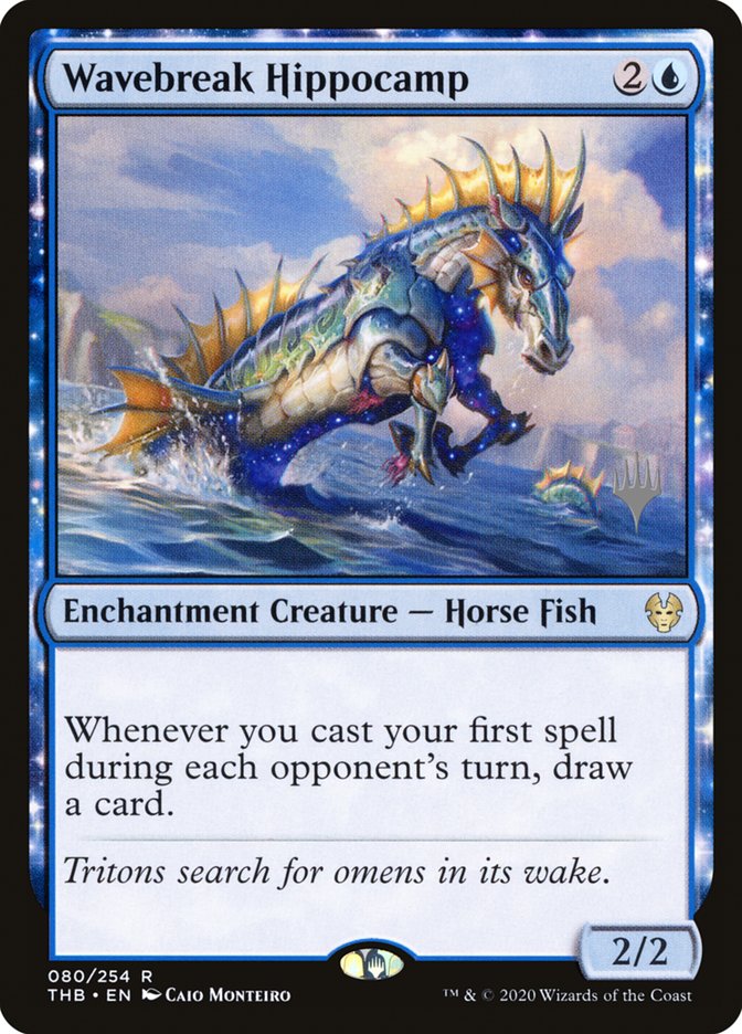 Wavebreak Hippocamp (Promo Pack) [Theros Beyond Death Promos] | Boutique FDB TCG