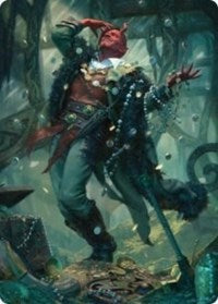 Tibalt, Cosmic Impostor Art Card [Kaldheim Art Series] | Boutique FDB TCG