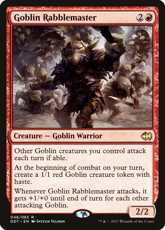 Goblin Rabblemaster [Duel Decks: Merfolk vs. Goblins] | Boutique FDB TCG