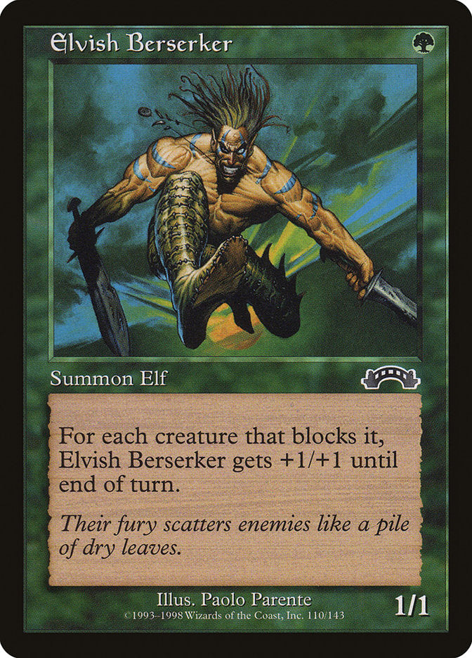 Elvish Berserker [Exodus] | Boutique FDB TCG