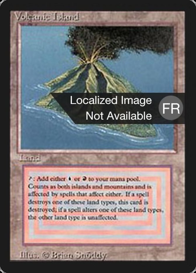 Volcanic Island [Foreign Black Border] | Boutique FDB TCG