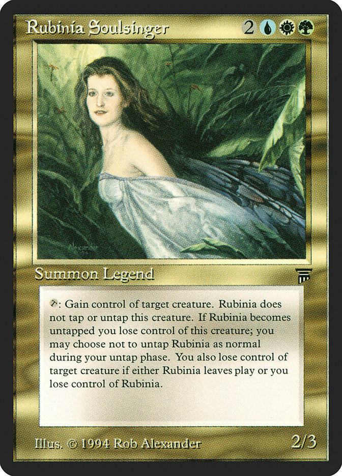 Rubinia Soulsinger [Legends] | Boutique FDB TCG