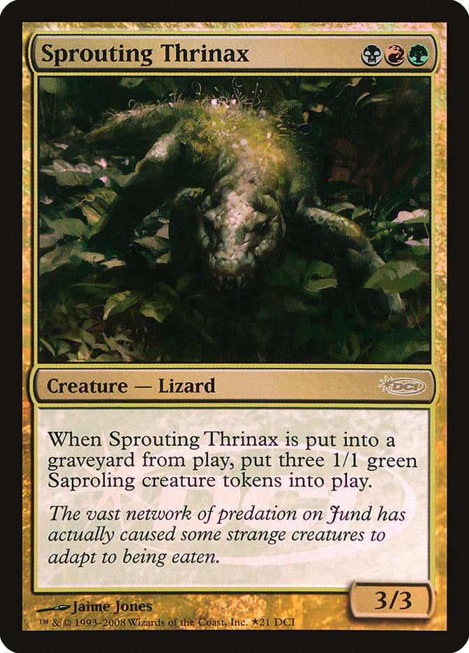 Sprouting Thrinax [Wizards Play Network 2008] | Boutique FDB TCG