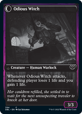 Ragged Recluse // Odious Witch [Innistrad: Double Feature] | Boutique FDB TCG