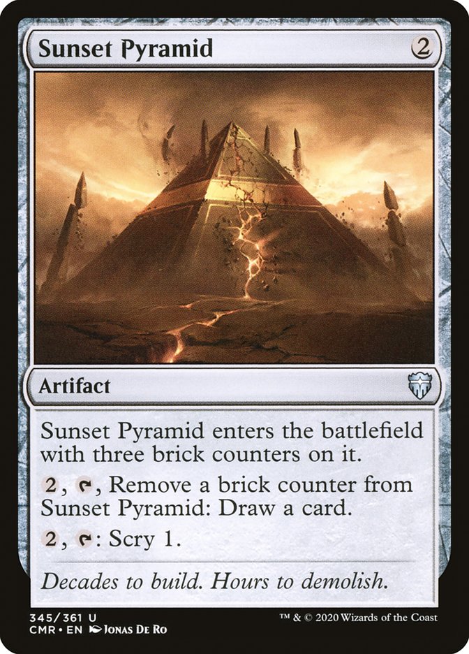 Sunset Pyramid [Commander Legends] | Boutique FDB TCG