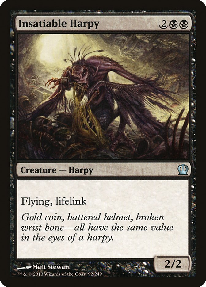 Insatiable Harpy [Theros] | Boutique FDB TCG