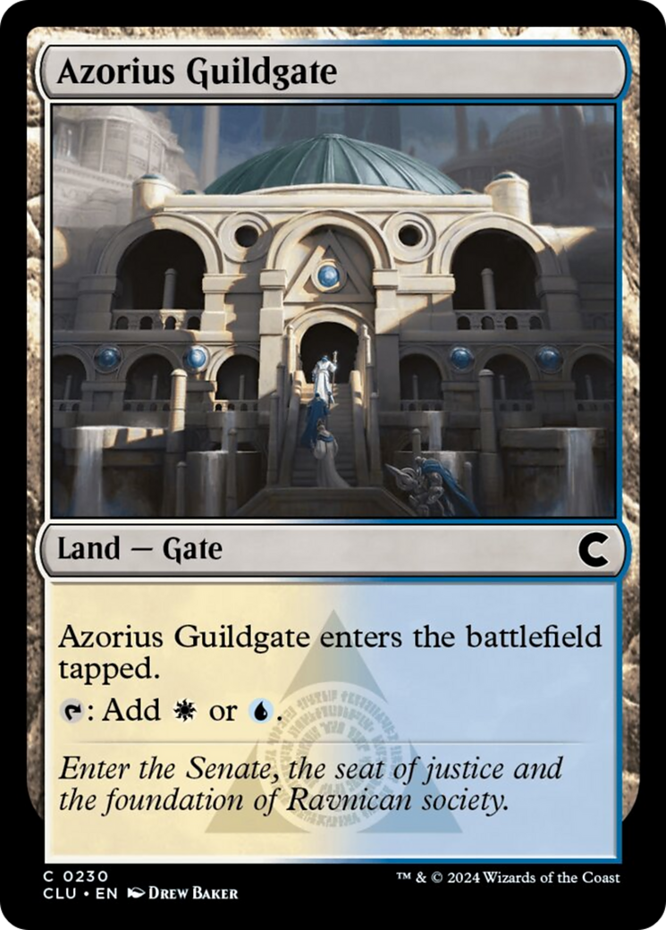 Azorius Guildgate [Ravnica: Clue Edition] | Boutique FDB TCG