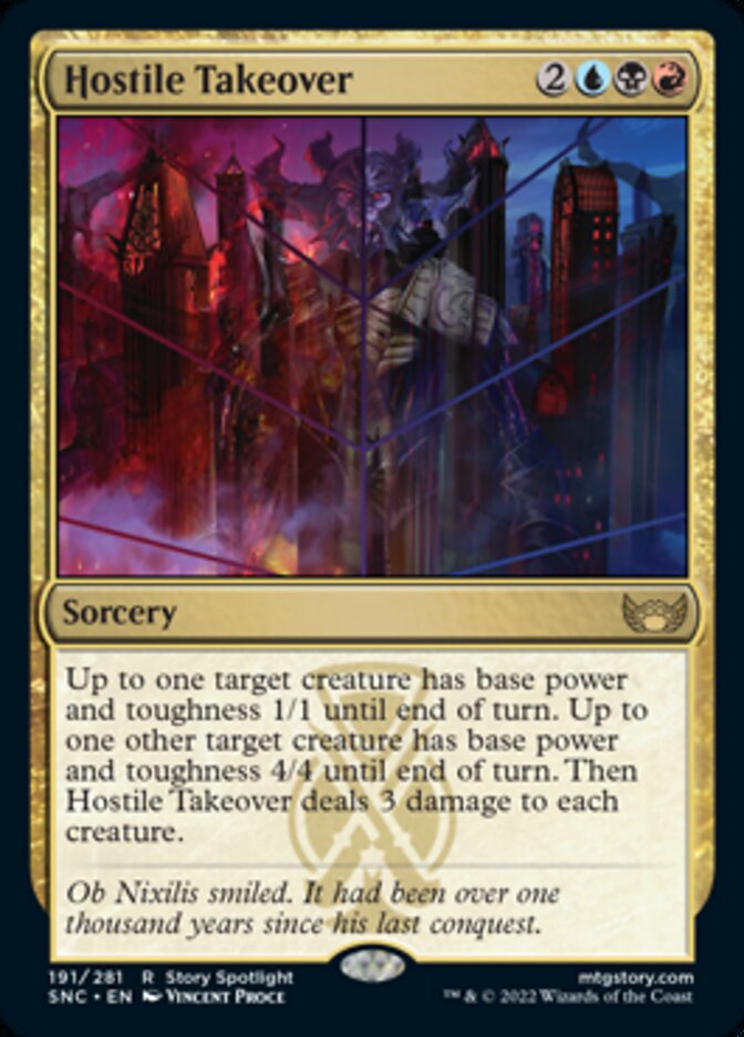 Hostile Takeover [Streets of New Capenna] | Boutique FDB TCG