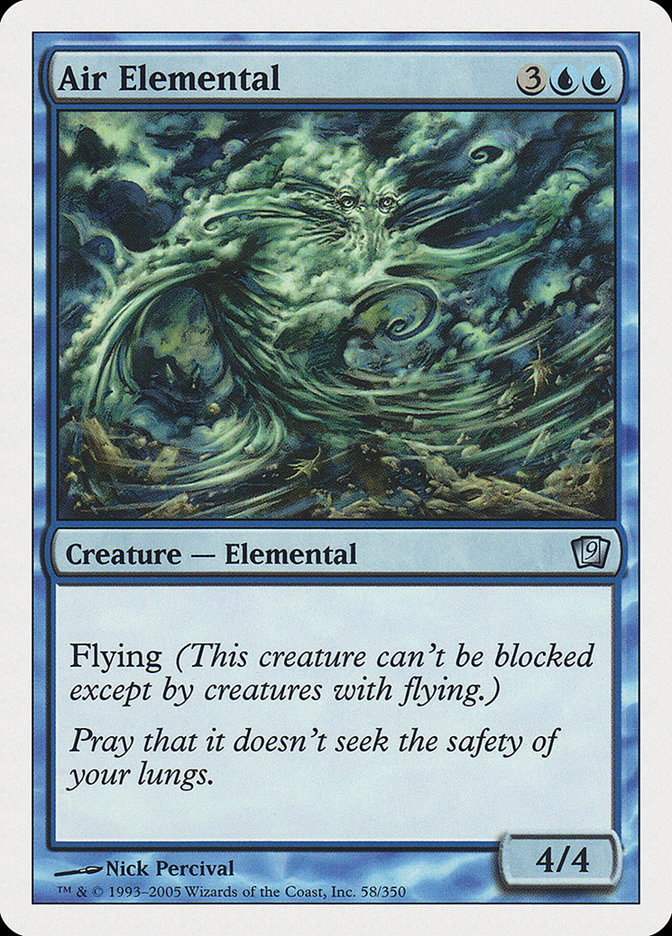 Air Elemental [Ninth Edition] | Boutique FDB TCG