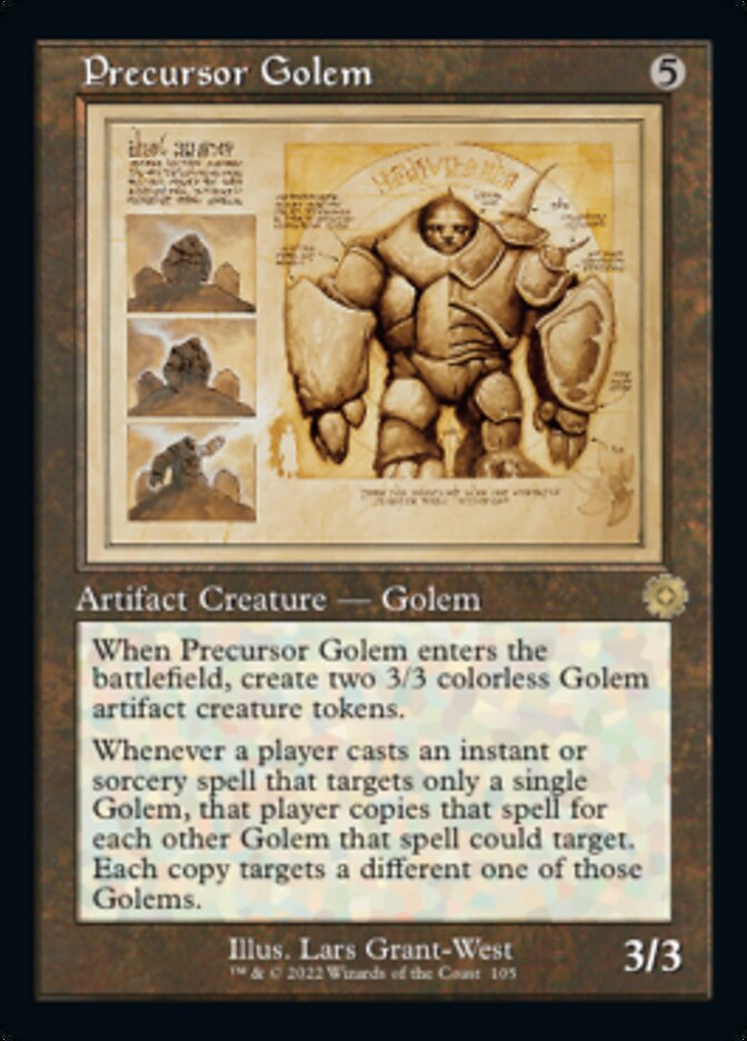 Precursor Golem (Retro Schematic) [The Brothers' War Retro Artifacts] | Boutique FDB TCG