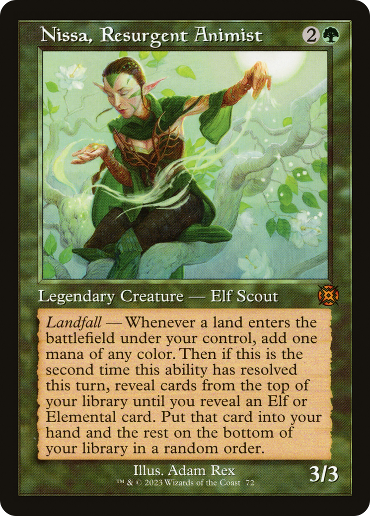 Nissa, Resurgent Animist (Retro) [March of the Machine: The Aftermath] | Boutique FDB TCG