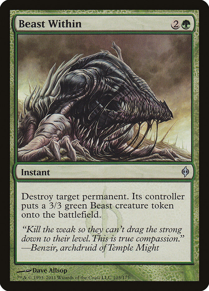 Beast Within [New Phyrexia] | Boutique FDB TCG