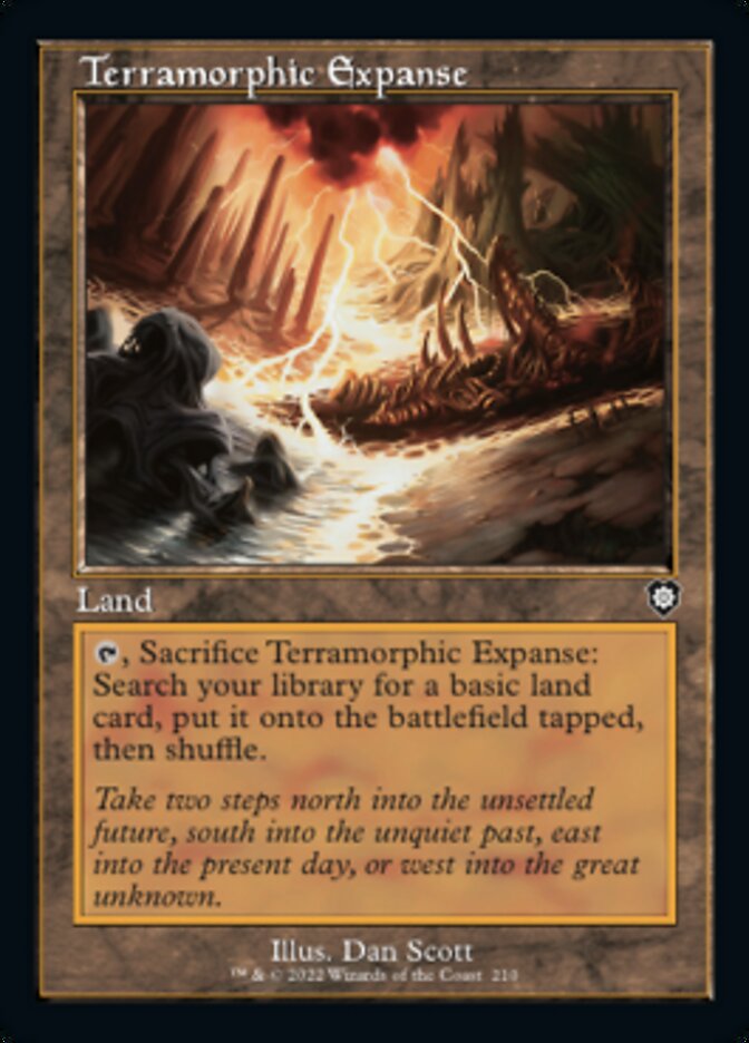 Terramorphic Expanse (Retro) [The Brothers' War Commander] | Boutique FDB TCG