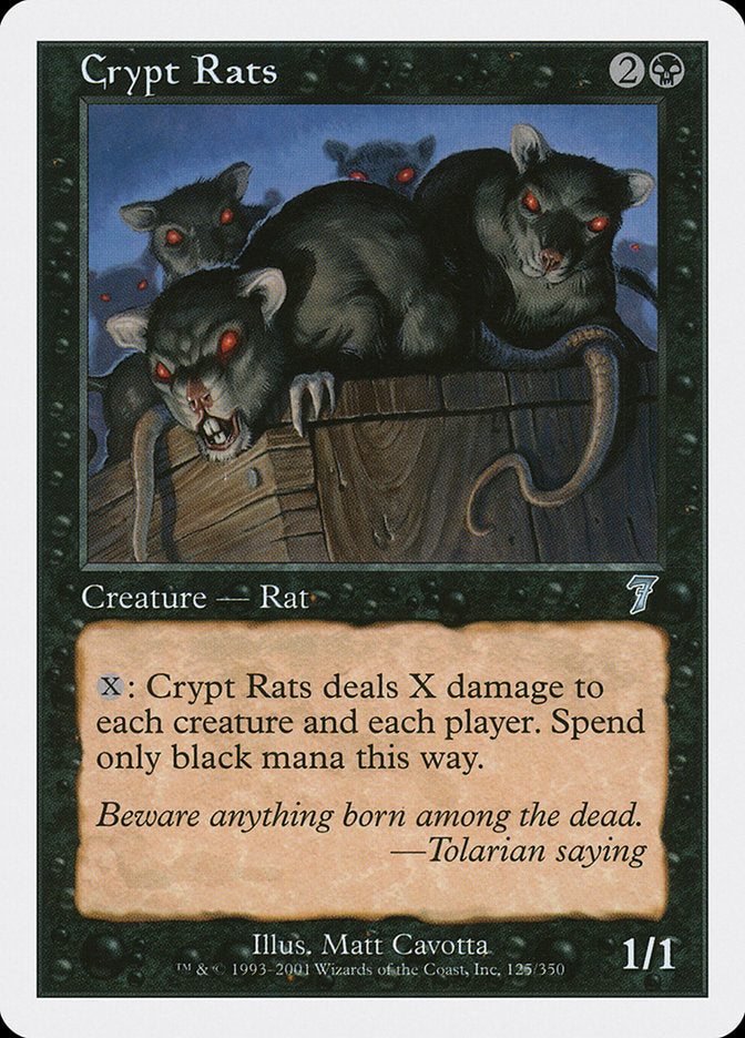 Crypt Rats [Seventh Edition] | Boutique FDB TCG